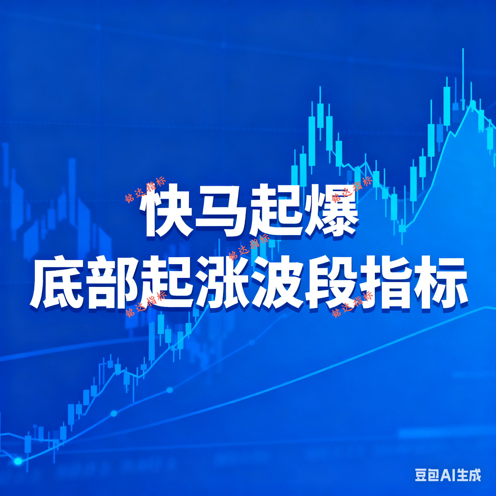 通达信【快马起爆】主副图/选股 底部起涨波段指标 源码无未来 电脑手机均可使用