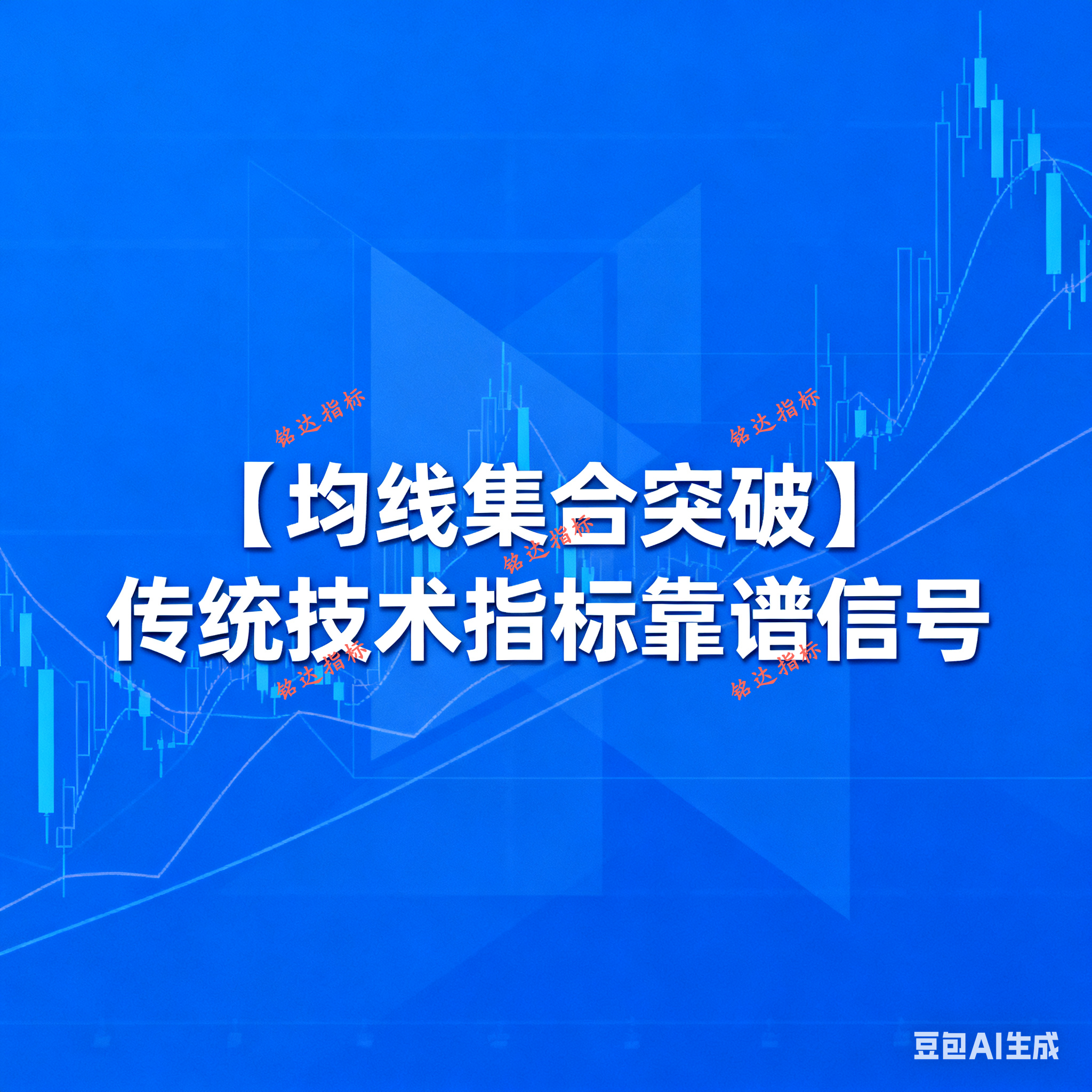 【均线集合突破】套装指标 传统技术指标靠谱信号 均线集合处突破 顶底背离