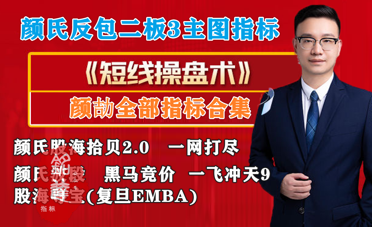 颜劼最新《颜氏反包二板3》主图以及全套指标