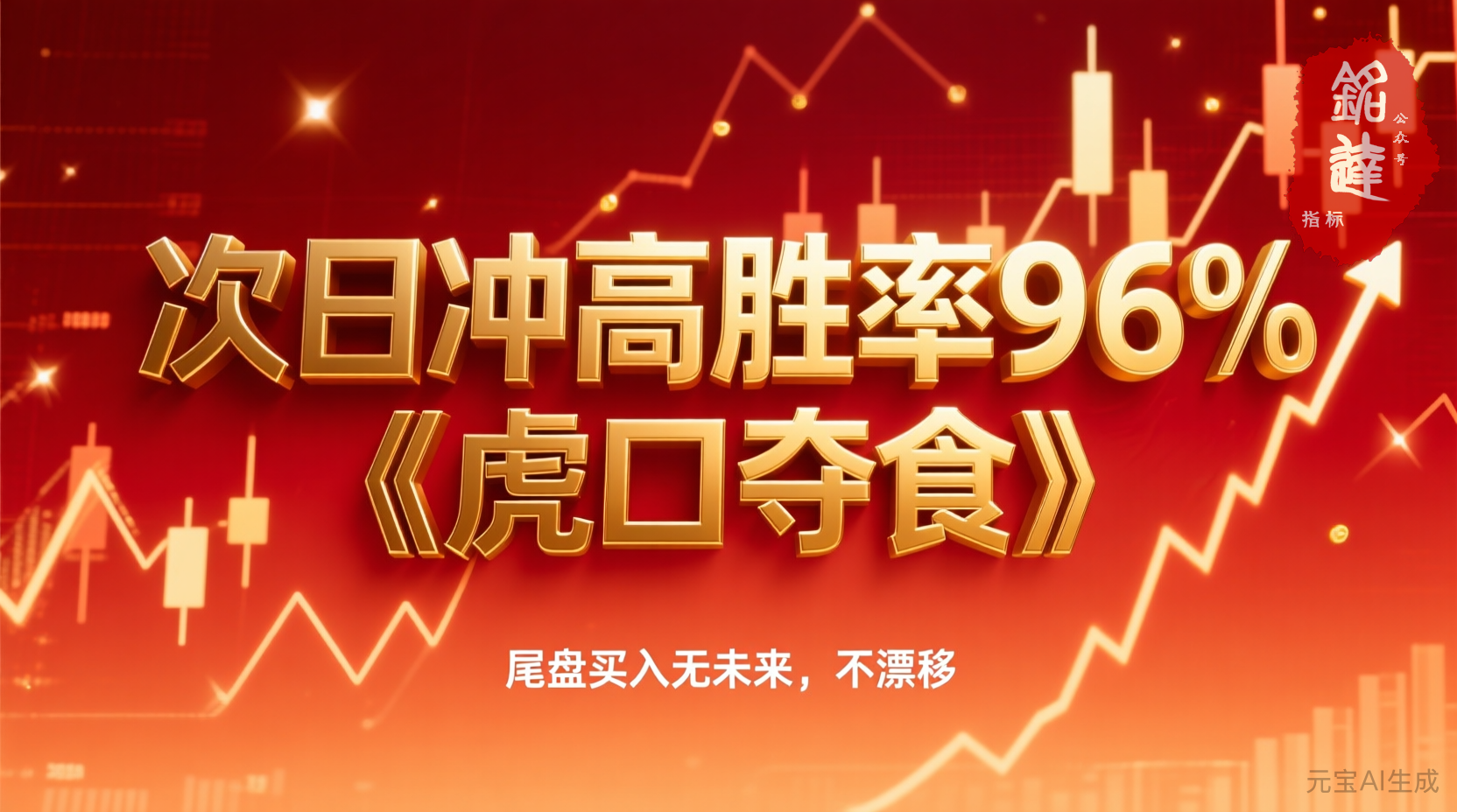 次日冲高胜率96%《虎口夺食》尾盘买入无未来,不漂移,不加密 电脑手机均可使用