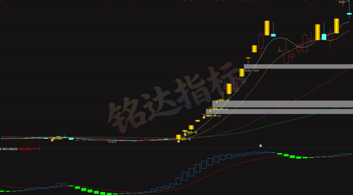 顶级筹码共振决策系统 主副图选股全套|游资动向扫描 + 分歧转一致起爆 + 潜伏低吸实战战法 顶级筹码共振决策系统 主副图选股全套|游资动向扫描 + 分歧转一致起爆 + 潜伏低吸实战战法
